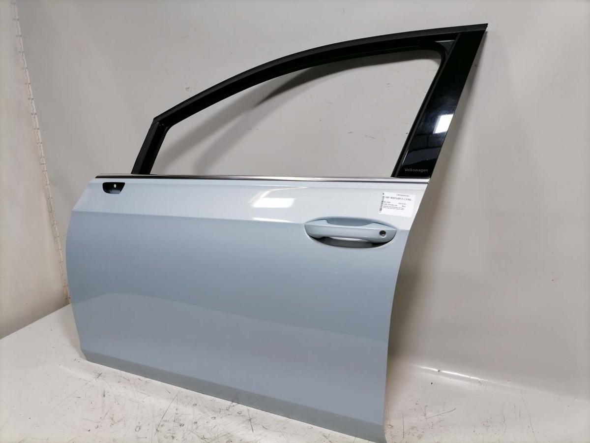 VW Golf 8 original Tür vorn links LV5L Christal Ice Blue 5-Türer Rohbau Bj.2024